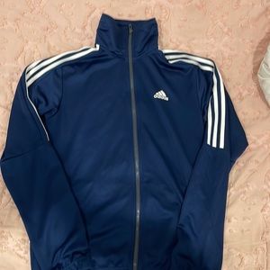 Blue Adidas Warm up jacket